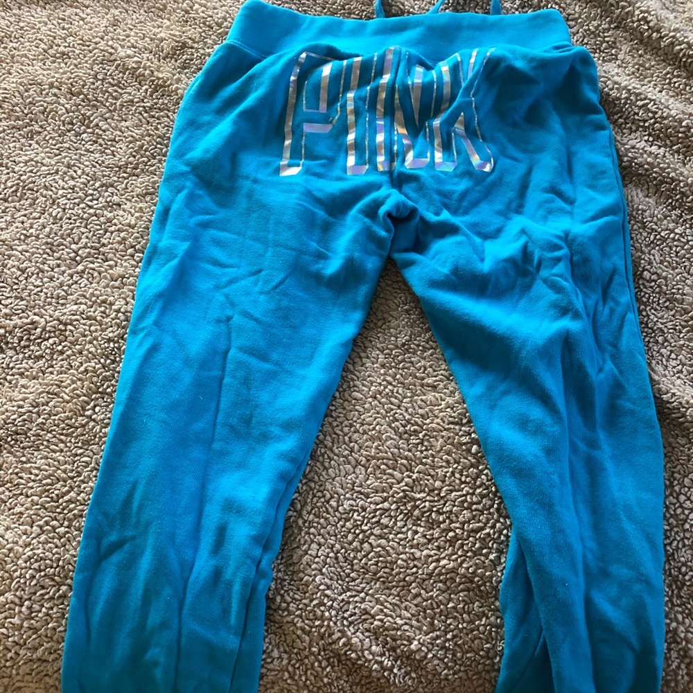 Pink flare pants